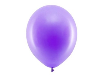 BALONY RAINBOW 30 CM PASTELOWE FIOLETOWE 100 SZT