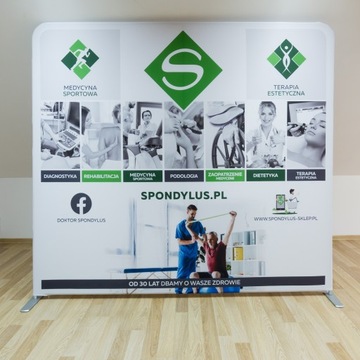 ТЕКСТИЛЬНАЯ рекламная стена 250х228см