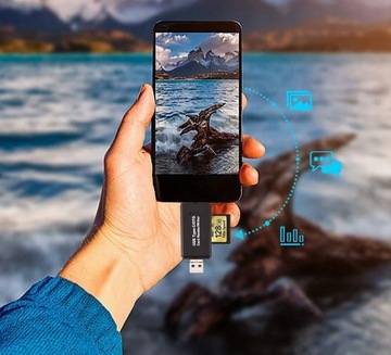 USB-устройство чтения карт microSD USB-C Micro USB 3 в 1