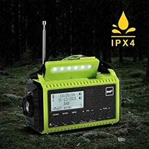 СОЛНЕЧНОЕ РАДИО 5000 мАч FM/AM/DAB RDS ЖК-ФОНАРИК