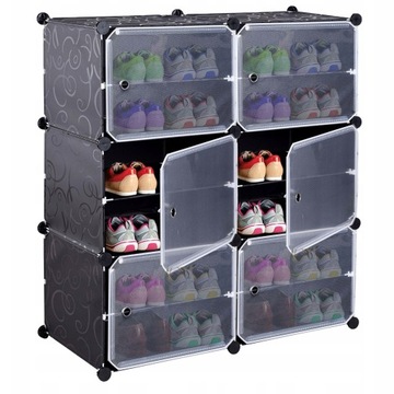 SZAFKA MODUŁOWA REGAŁ NA BUTY OBUWIE STOJAK ORGANIZER PÓŁKI PUDEŁKA XXL
