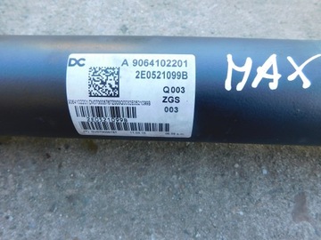VW CRAFTER Sprinter 906 wał pędny - napędowy MAX długi A9064102201