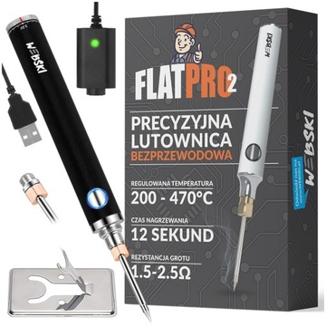 BEZPRZEWODOWA LUTOWNICA USB Z WBUDOWANĄ BATERIĄ PRECYZYJNA AKUMULATOROWA
