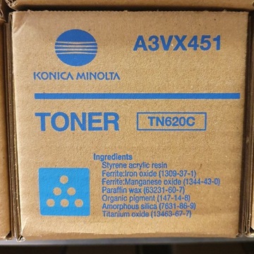 Toner TN-620C TN620C Konica C1060L A3VX451