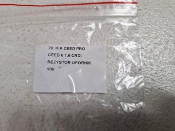 KIA PROCEED PRO CEED II 2 1.6 CRDI REZISTOR VENTILÁTOR