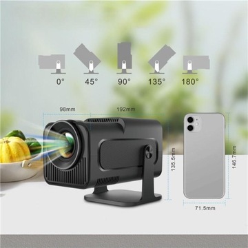 Светодиодный проектор HY320 Android 11 1080P, портативный проектор с поддержкой 4K