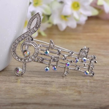 Булавка для скрипичного ключа Художник Музыкант ноты нот