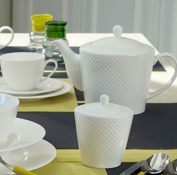 Чайный сервиз Villa Italia на 6 персон Бари белый