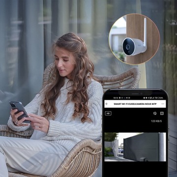 НАРУЖНАЯ КАМЕРА Full HD WIFI 3 Мп TUYA NOUS W7P