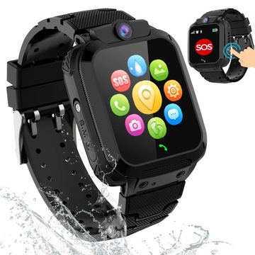 SMARTWATCH IP68 WODOODPORNY TELEFON ZEGAREK DLA DZIECI PREZENT DLA CHŁOPCA
