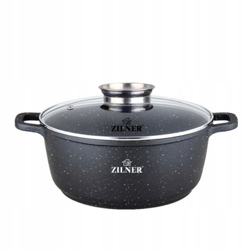 Garnek marmurowy 5,6L 26cm Zilner ZL-9006