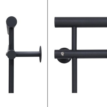 Французский балкон 90 х 100 см антрацит