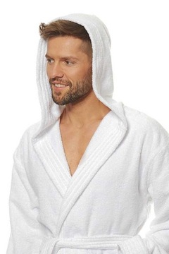 LL Халат MN SHRT 2103 белый хлопок M