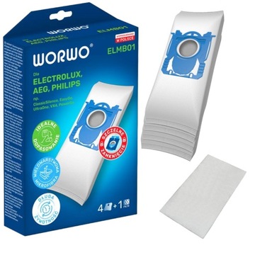 4x Worki do ELECTROLUX PHILIPS AEG WORWO ELMB01K