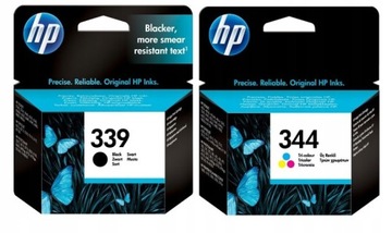 TUSZE ORYGINAŁY HP 339 + 344 C8767EE C9363EE