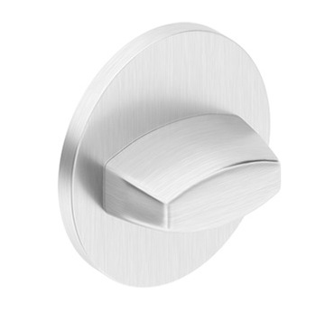 SZYLD DOLNY BELLA LUNA SLIM PREMIUM okrągły CHROM szczotkowany mat WC