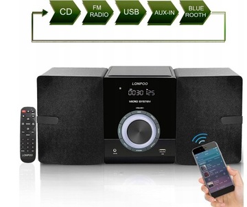 BLUETOOTH СТЕРЕО БАШНЯ USB AUX LONPO LP-886