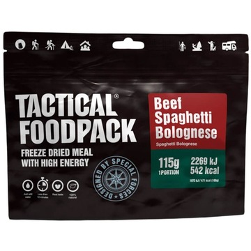 Spaghetti Bolognese z wołowiną TACTICAL FOODPACK