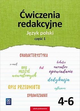 Język polski 4-6 Ćwiczeni redakcyjne cz 1 WSIP jkl