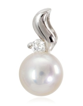 БЕЛЫЙ ЖЕМЧУГ 9-10 ММ – ЭЛЕГАНТНЫЙ КУЛОН