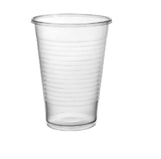 KUBEK 0,2L TRANSPARENTNY PLASTIKOWY KUBKI PRZEŹROCZYSTE (100) RED PLAST