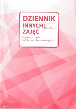 DZIENNIK ZAJĘĆ SPECJALISTYCZNYCH (MEN-I/28)