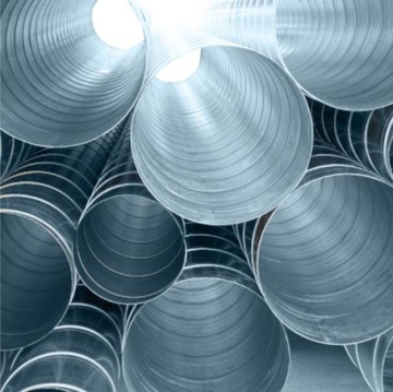 ЖЕСТКАЯ ТРУБА SPIRO 315 ММ ВЕНТИЛЯЦИОННЫЙ КАНАЛ 1,5 м