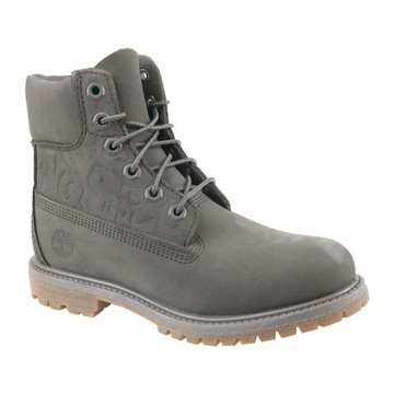 Szare Skóra naturalna Buty Timberland r.37,5