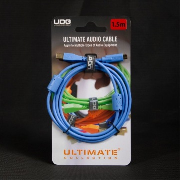 Аудиокабель UDG Ultimate USB 2.0 C-B Голубой прямой КАБЕЛЬ USB C-B длиной 1,5 м
