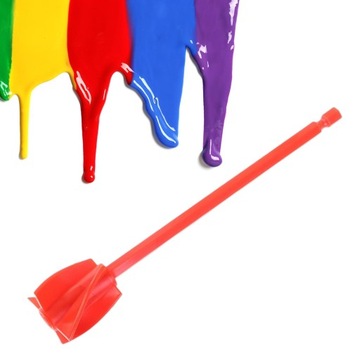 Wiertarka do mieszania farb Farby olejne Solidna farba czerwona