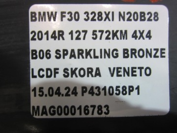 BMW 3 F30 F31 PODBĚH LEVÉ PŘEDNÍ LEVÝ STRANA 7260727 51714529627
