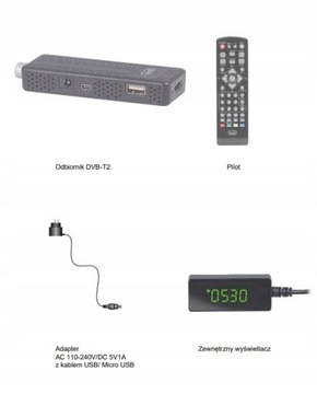ДЕКОДЕР ТЮНЕР ПРИЕМНИК НАземного ТВ DVB-T2 HD H.265 HEVC USB TV
