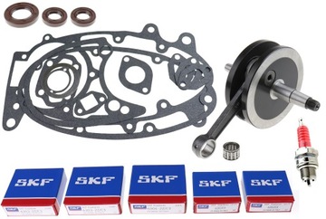 JAWKA JAWA 50 ROMET OGAR ВАЛ ПОДШИПНИКИ SKF УПЛОТНЕНИЯ