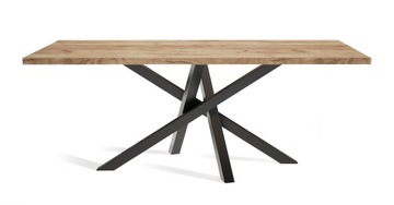 Stół rozkładany do jadalni 140/240 x 80 cm kuchenny do salonu LOFT Pająk