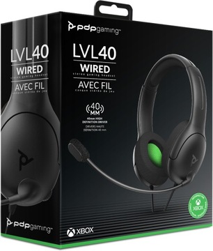 СТЕРЕОГАРНИТУРА XBOX ONE LVL40 ЧЕРНАЯ