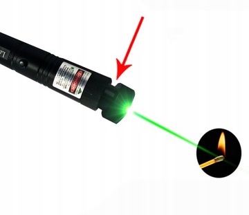 MOCNY LASER XXXL WSKAŹNIK LASEROWY POINTER AKUMULATOR DISCO ZESTAW+SOCZEWKA