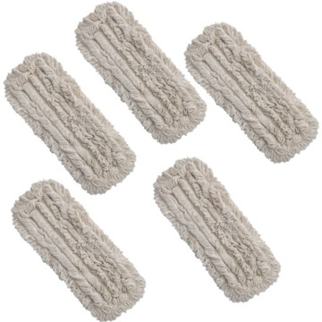 MOP BAWEŁNIANY TYPU KLIPS 40 CM 5 SZTUK