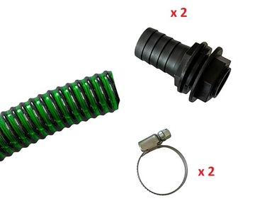КОМПЛЕКТ ДЛЯ ПОДКЛЮЧЕНИЯ ДОЖДЕВЫХ БОЧЕК 30 см. ПОДКЛЮЧЕНИЕ РЕЗЕРВУАРОВ ДЛЯ ВОДЫ
