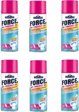 GENERAL FRESH FORCE Ochronny Olejek do WC - Zestaw 6szt