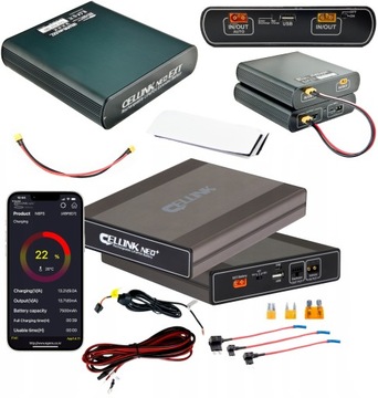 CELLINK NEO8+ S POWERBANK 7500mAh DO KAM TRYB PARKING DODATKOW BATERIA EXT7