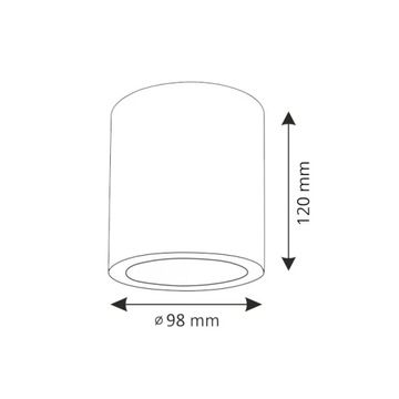Накладной потолочный светильник E27 LED SuperLED Tube