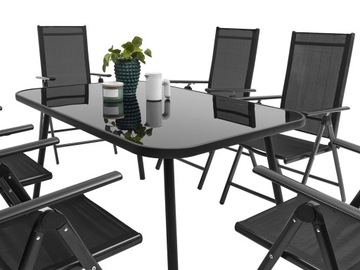 Садовая мебель набор Таблица 6+1 для балкона террасы