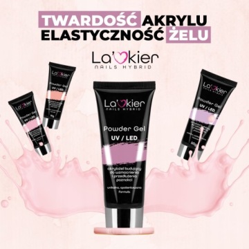Набор ACRYL GEL 30мл POWDER GEL лак + формы