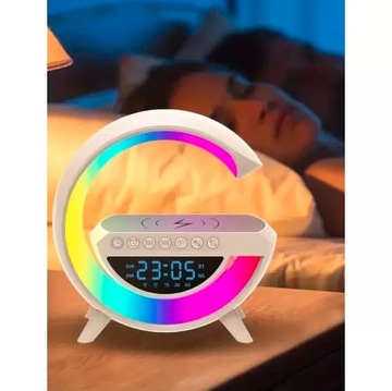 МНОГОФУНКЦИОНАЛЬНЫЙ СВЕТОДИОДНЫЙ НОЧНИК ЗАРЯДНОЕ УСТРОЙСТВО FM-РАДИО БУДИЛЬНИК ЧАСЫ ДИНАМИК