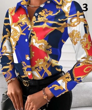 ЭЛЕГАНТНАЯ ЖЕНСКАЯ РУБАШКА, БЛУЗКА, УЗОРЫ L