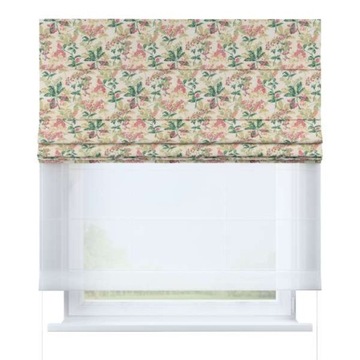 Декория Валик Дуо розовые и бежевые растения 130х170см