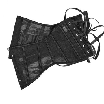 Short Torso Gothic Corset Lace Bustiers Corsets Un