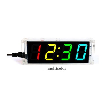 Zegar DUŻE CYFRY Kolorowy wyświetlacz data,term,alarm DIY
