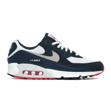 Buty sportowe Nike AIR MAX 90, granatowe męskie skórzane DM0029-400 47