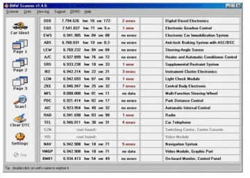 BMW СКАНЕР PASOFT ИНТЕРФЕЙС 1.4.0 E46 E38 E39 E85